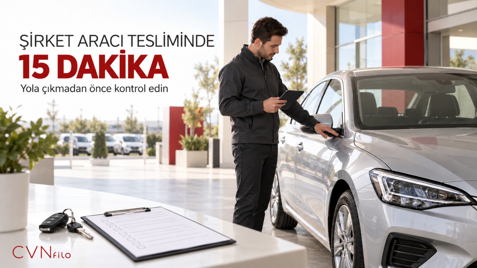 Şirket Aracı Tesliminde 15 Dakika