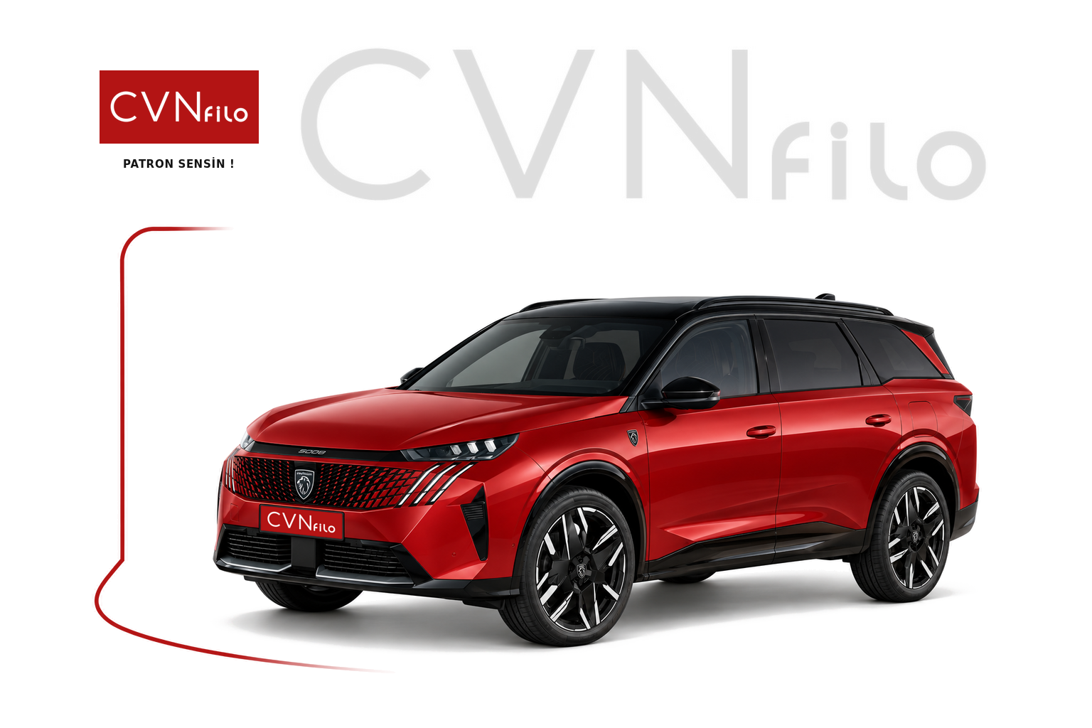 Peugeot 5008 1.2 Hybrid Gt e-DCS6 145HP uzun dönem kiralama