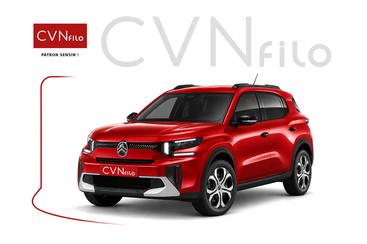Citroen C3 AirCross 1.2 Hybrid Plus eDCS6 145HP uzun dönem kiralama