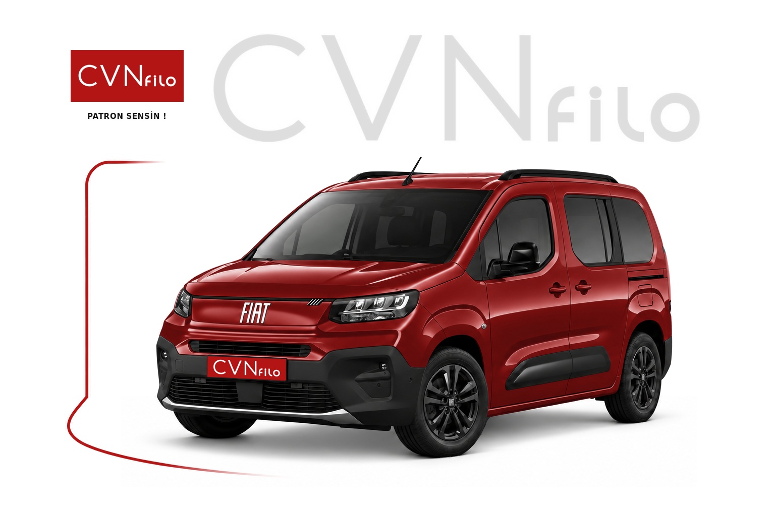 Fiat Doblo Combi 1.5 Bluehdi Premio AT E6.4 130HP uzun dönem kiralama